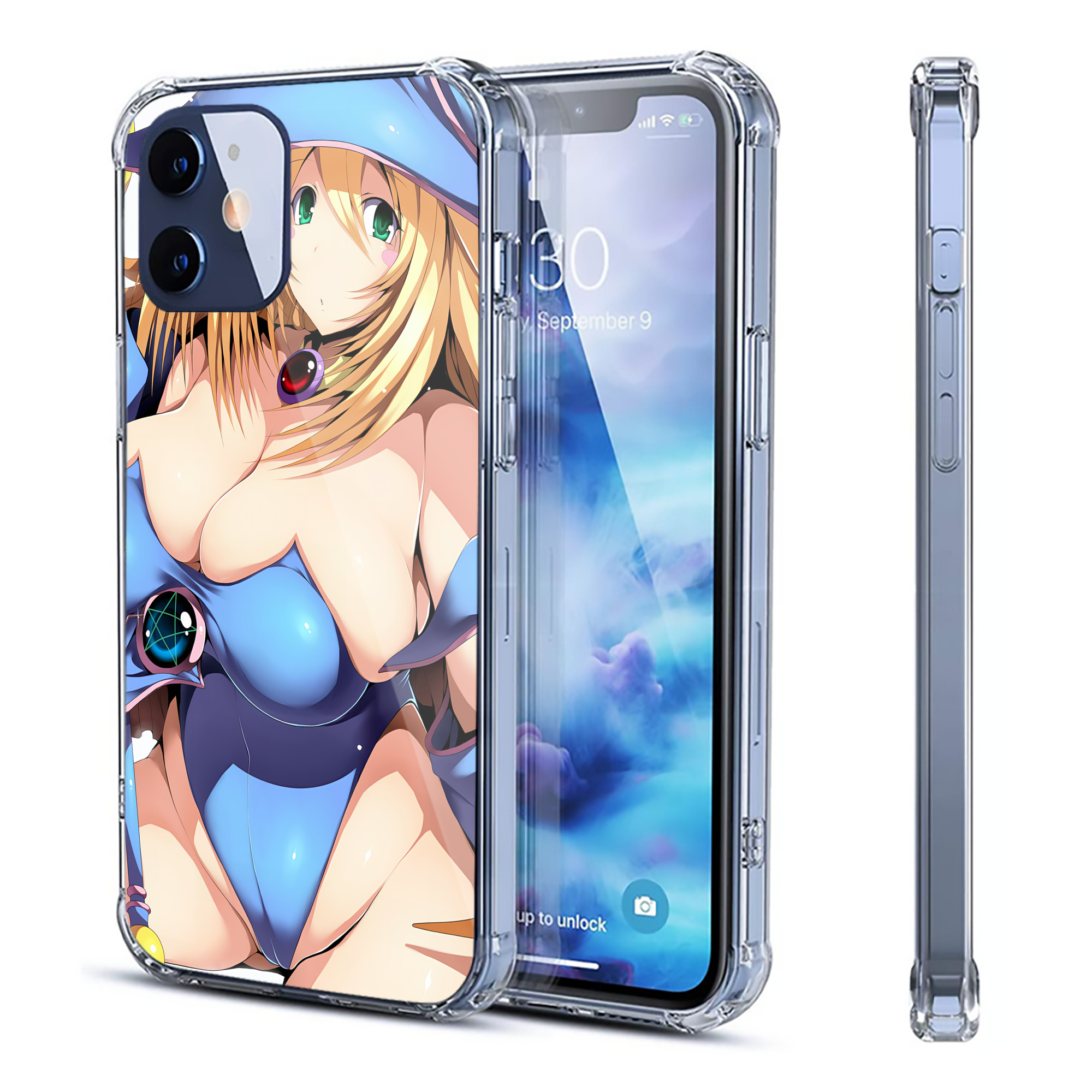 （画像用） 遊☆戯☆王 Yu-Gi-Oh! 【iPhone 12シリーズ対応】透明スマホケース（クリアソフトケース）